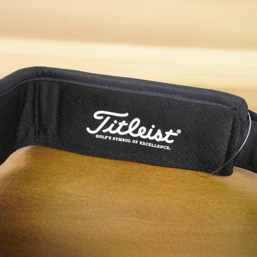 NEW Titleist Golf Visor OSFM Black White Adjustable Performance Fabric Hat - Picture 5 of 5